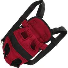 Mochila De Pet Chest Pack y Transpirable para Bolso De Hombro para y Gatos Rojo - Rojo - Ver 2