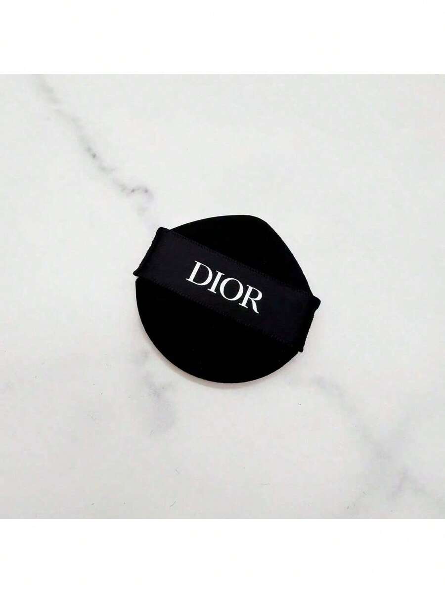 Christian Dior Esponja de maquillaje, esponja de cojín de aire, súper suave, uso en seco y húmedo, difuminador de base de maquillaje, herramienta de maquillaje, borla de cojín de aire BB, esponja de base, uso en seco y húmedo, esponja de maquillaje, suave, borla de repuesto - Negro - Ver 1