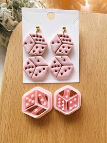 Molde cortador de arcilla para el Día de San Valentín, moldes cortadores de arcilla polimérica en forma de corazón para pendientes de cerámica suave DIY, herramientas de arcilla polimérica, regalo del Día de San Valentín - Cortador de arcilla del día de San Valentín - Ver 12