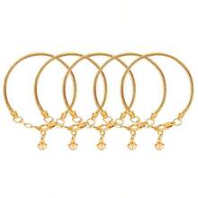 5pcs Heart Shaped Snake Bone Decor Adjustable Bracelet DIY Chain, Minimalist Fashion Handmade Jewelry Beading Accessories