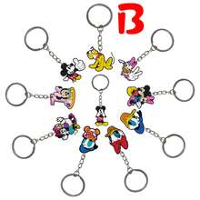 Disney 2D Flat Surface, 10 Mouse PVC Keychains, Wholesale Souvenirs, Gifts, 2D Handbags, Car Hangers - Mickey - View 8