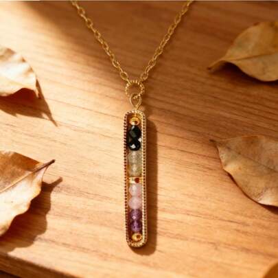 Exquisite Balance And Harmony Necklace - 3mm Crystal, Black Tourmaline, Clear Quartz, Smoky Quartz, Hematite - Meaningful Jewelry Gift For Her, Sister, And Daughter