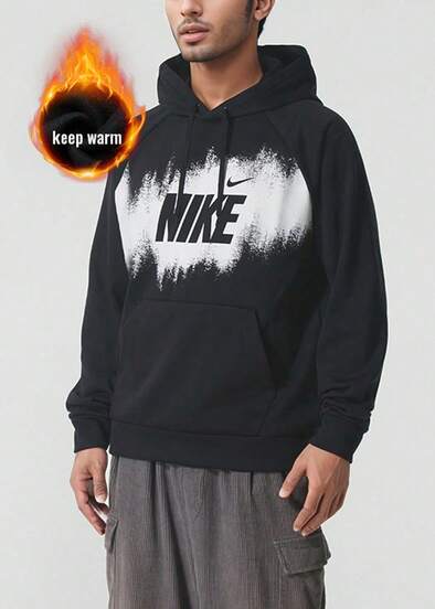 Nike Men's Casual Sweatshirt, AS M NK TF FLEECE PO HD GFX, Minimalist Comfortable Fleece-Lined Sweatshirt