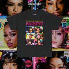 Katseye Beautiful Chaos Tour Shirt, Katseye Merch, Katseye Gnarly Shirt, Gabriela Shirt - 黑色 - 查看 1