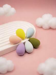 40个迷你水滴形化妆海绵粉扑，干湿两用，不吸水，美妆工具 - 彩色 - 查看 5