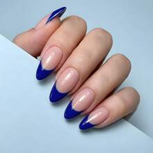 Classic Royal Blue Gel Nail Polish 7.5ml - Deep Navy Soak Off UV/LED Gel Varnish, High Gloss & Matte Finish For Winter Nail Art (No.048) - 藏蓝色 - 查看 4
