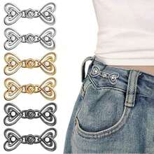 2/6件装女士裤腰束带 - 牛仔腰部束带夹和别针，收腰，可调节腰夹 - 彩色 - 查看 13