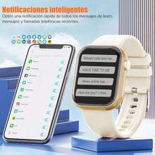 Women's Smartwatch for Calls, Sports Monitoring, Pulse, Sleep Tracking - Bluetooth, IP67 Waterproof, Activity Bracelet for  Android - como en la foto - Ver 3