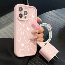 Capinha Capa de Silicone Padrão de coração Anti queda e Macia para I P H ONE XR 11 12 13 14 15 16 PRO MAX 14 15 16 PLUS REDMI A2 A3 8 9A 10C 12 13 14C  11 12 LITE POCO F3 F5 M3 M4 PRO X3 X5 X6 NOTE 8 9 11 12 13 14 PRO Galaxy A03 A04 A05 A10 A11 A12 A13 A14 A15 A20 A23 A32 A34 A35 A50 A51 A52 A54 A55 A71 A72 M34 S20 FE S21 FE S22 ULTRA S23 FE S23 ULTRA S24 ULTRA S24 PLUS MOTO E13 G04 G24 E14 G14 G22 G30 G10 G20 G34 G53 G54 G84 - J5 - Visão 3