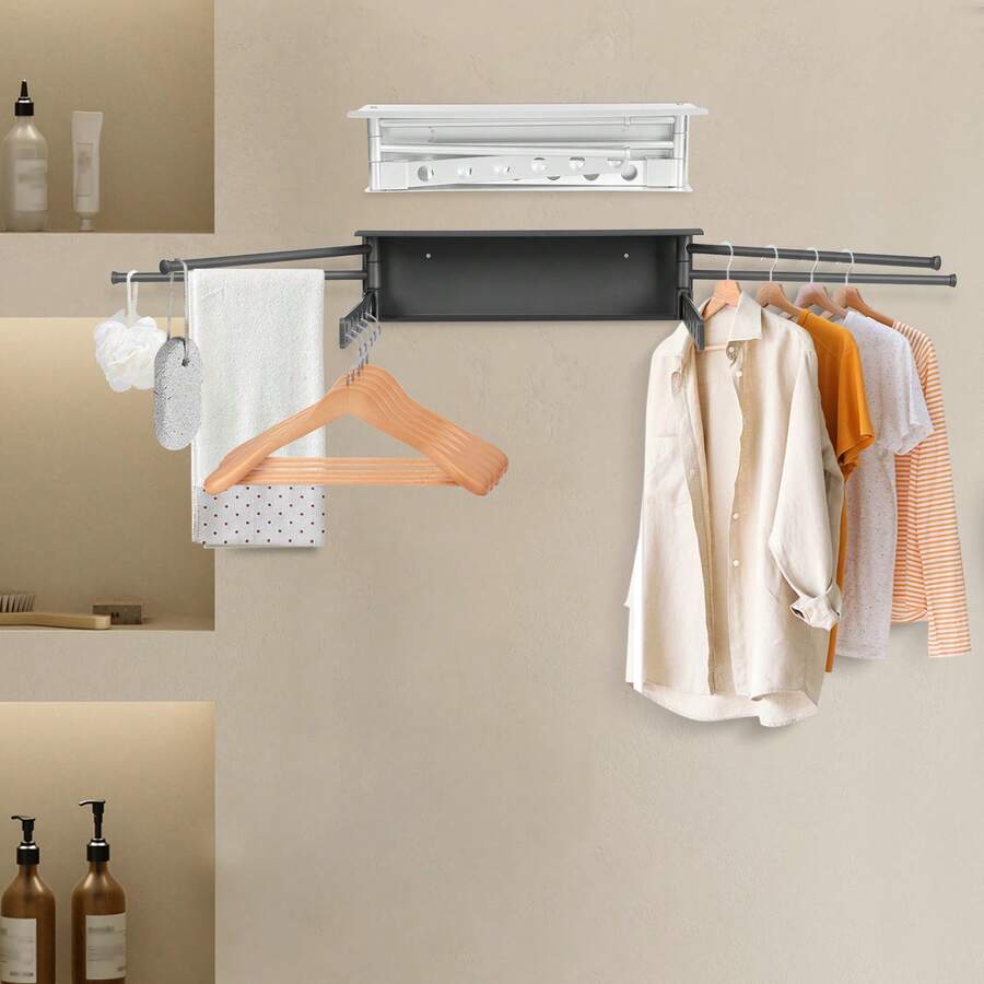 Telescopic Clothes Drying Racks - ไซส์เดียว - ดู 1