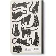 Compendium Diario de tapa blanda - I must be a mermaid... I have no fear of deepths, and a fear of shallow living. - diario de escritura ahora con 128 páginas rayadas, 5 pulgadas de ancho x 8 pulgadas de alto("No hay gatos ordinarios") - Multicolor - Ver 7