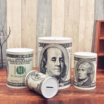 1 st myntbössa 10 cm-22 cm (USD/EUR), extra stor kapacitet, förseglad metallspargris, envägsmyntsparbössa, turkisk lira, myntsamlingsburk, rund metallplåt, saudisk riyal, turkisk lira, egyptiskt pund, USD/EUR myntbössa (endast envägsinsättning, 2 modeller, avtagbart lock) (rekommenderas stor storlek)