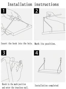 1pc/3pcs 12in/16in/20in White Minimalist Wall Mounted Storage Rack, Metal Bracket Wall Shelf, Nordic Style Decor & Storage Rack, Multipurpose For Home, Living Room, Office Bathroom Accessories - White - View 9