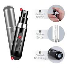 10PCS Portable Mini Perfume Spray Bottle Set – Refillable Travel Size Perfume Dispenser For On-The-Go Scentills – Perfect For Handbag, Pocket, Gym Bag, Travel, Or Shopping – Leakproof, Easy To Fill, Ideal For Parties And Everyday Use Back To School Perume Bottle - 彩色 - 查看 4