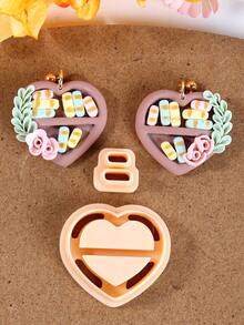 Cortador de arcilla de polímero para el Día de San Valentín para hacer joyas, herramienta de arcilla para pendientes de amor. Cortador de arcilla con colgante de perro lindo, juego de manualidades y fabricación de joyas - Cortador de arcilla - Ver 12
