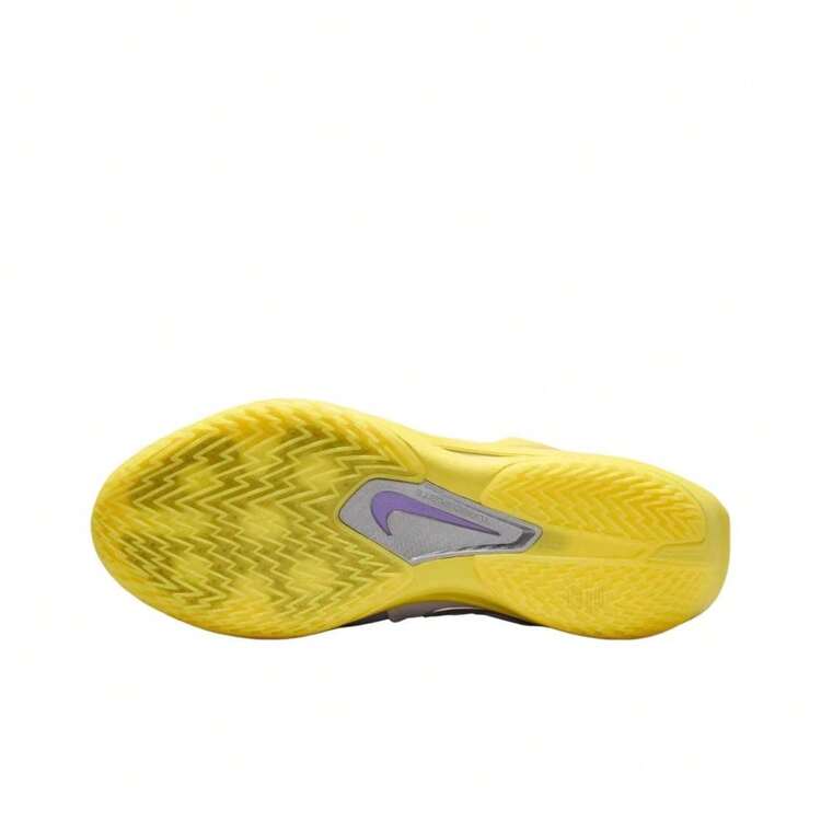 Zapatillas de baloncesto Nike GT Cut 3 Turbo EP clásicas y cómodas, unisex, blanco amarillo morado - Blanco, amarillo, morado - Añade 5