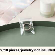 1/10/30/50 Pieces/Small Plastic Bag, Mini Bag, Transparent Plastic Jewelry Thick Self Sealing PVC Zipper Lock Bag, Resealable Polyethylene Bag For Pills, Beads, Screws, Packaging - Multicolor - View 18