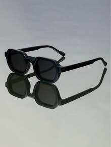 1pc Retro Minimalist Versatile Daily Casual Fashion Glasses, Punk High-End Stylish Glasses - Multicolor - View 7