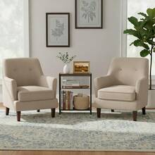 Dulcii Small Side Table For Small Spaces Skinny Bedside Nightstand Bedroom Thin Side Table Rustic Brown - RusticBrown - View 2