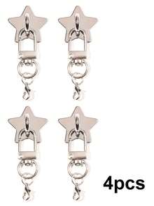 3-In-1 Phone Case Accessories: Heart, Star, Moon Charms + Phone Grip + Lobster Clasp Lanyard, DIY Smartphone Strap, Metal Alloy Material With Strong Adhesive Backing, Suitable For Phone Cases, Bags, Handmade Decoration Accessories, Cute Design - Multicolor - View 13