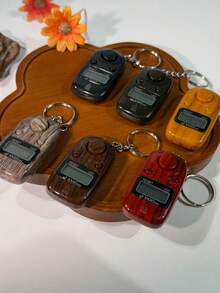 عداد مفاتيح محمول، سهل الحمل والاستخدام، عداد مفاتيح مع شاشة LED/100 صوت/عداد إلكتروني، مناسب للشرق الأوسط والعربية، عداد رقمي متعدد الاستخدامات للتخفيف من التوتر، عد الصلاة، الأعمال والاستخدام المنزلي، متوفر بألوان متعددة - متعدد الألوان - مشاهدة 9