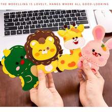 5pcs Cartoon Animal Non-Woven Fabric Hanging Decor Kit, DIY Craft For Kids & Preschool, Includes Non-Woven Fabric Pieces, Plastic Needles & Accessories, Easy Assembly Without Complex Tools, Develops Fine Motor Skills & Creativity, Educational & Fun