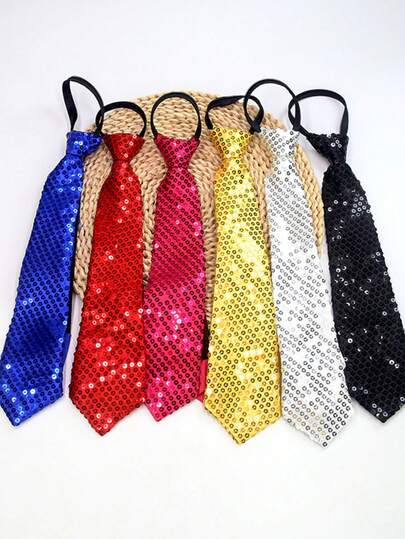 Sequin Drawstring, Solid Color Minimalist Zipper Drawstring, Suitable For Parties, Performances, And Other Occasions