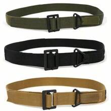 1pc IDOGEAR 1.5 Inch Rigid Heavy Duty Tactical Belt - Durable Nylon Gun Belt With Metal Buckle, Suitable For Concealed Carry