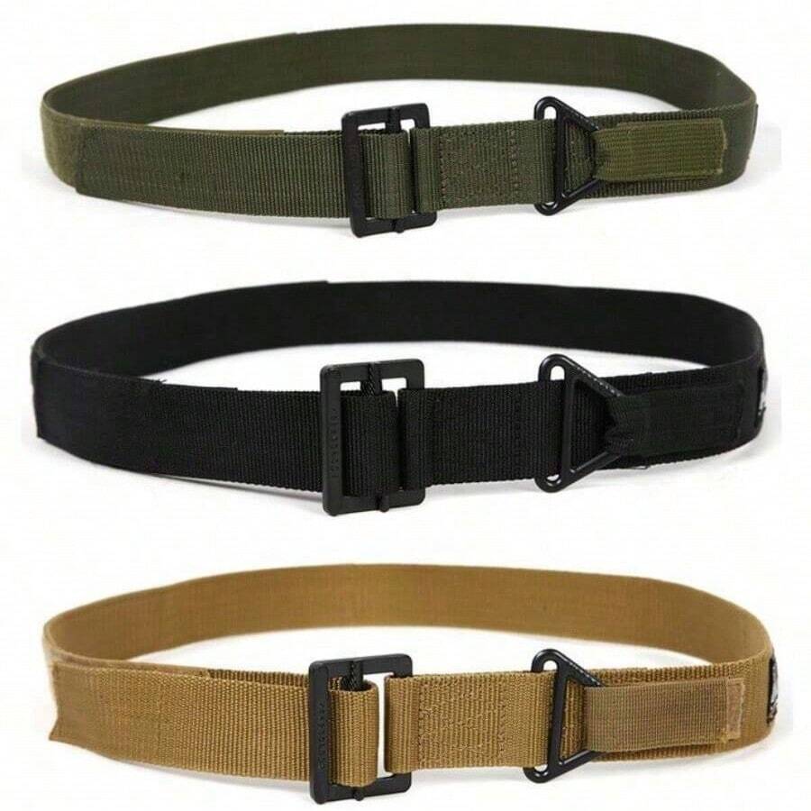 1pc IDOGEAR 1.5 Inch Rigid Heavy Duty Tactical Belt - Durable Nylon Gun Belt With Metal Buckle, Suitable For Concealed Carry