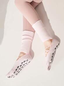 Five Finger Yoga Socks, Anti Slip Pilates Specific Socks, Long Tube Calf Stacking Toe Socks - Multicolor - View 11