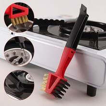 1pc Manual Steel Wire Cleaning Brush, Suitable For Stove, Oven, Grill, Degreasing, Household Cleaning Tools - Multicolor - View 1