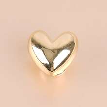 1pc Metal Simple Heart-Shaped Strap Charms Decorative Nail,For Apple Watch Band Series Accessories ,For Galaxy Watch Strap Charm - Multicolor - View 8