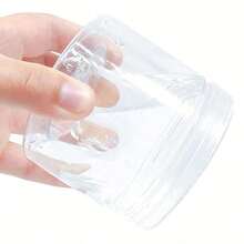 1个透明塑料密封罐，防潮谷物谷物储物罐，厨房收纳容器 - 透明 - 查看 2