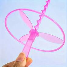 40 pièces/paquet Libellule en bambou colorée volante, jouet volant en plastique à pousser, faveurs de fête d'anniversaire, cadeaux de remplissage, couleur aléatoire (1/10/40 pièces) - Couleur aléatoire - Voir 1