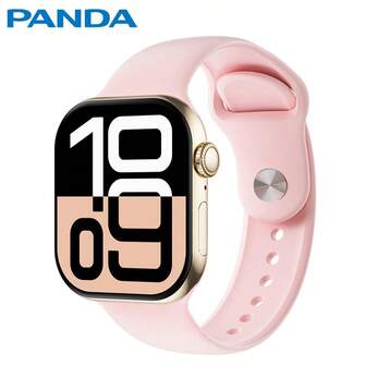 PANDA AI Language Smart Watch | Voice Control | ChatGPT Connectivity | 2.08" Large Display | AI Custom Dial | 24hr Heart Rate/Blood Oxygen/Sleep Monitoring | Bluetooth Camera/AI Painting Dial DIY | NFC | Supports Bluetooth 5.1 & 3.0 | IP68 Waterproof | Unisex Design Compatible With Android | 380mAh Battery | Suitable For Daily/Sports/Commute | Gift For Girlfriend/Boyfriend/Best Friend