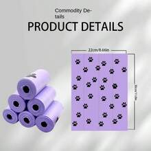 Dog Waste Bags, Bulk Scented Compostable Dog Poop Bags, Cat Litter Bags, Dog Poop Bags - Multicolor - View 8