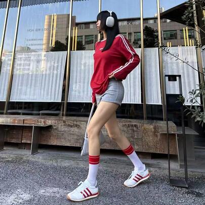  Adidas Women's Shoes Autumn/Winter New Arrival: Classic Retro Sports Casual Shoes, Outdoor Versatile T-Toe Shoes