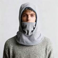 2026新款男女通用秋冬户外保暖帽/鸭舌帽/连帽衫，双层帽身设计，拉法帽，适合骑行/滑雪/钓鱼，可组合使用，柔软舒适，男女皆宜，户外休闲帽。 - 彩色 - 查看 4