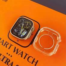 Smartwatch S100 Ultra 2 Kit Set Reloj 7 Correas Hombre Mujer Plateado Silicona/metálica Varios Plateado - Rosa - Ver 6