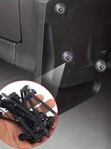 400/200条重型自锁式扎带，黑色塑料锁头 - 抗紫外线，高强度尼龙扣，多用途整理和固定 - 尼龙扎带 - 多功能塑料快拆扣，适用于 - 彩色 - 查看 12