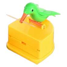 1pc Bird-Shaped Toothpick Holder, Smart Toothpick Storage Box, Cute Wings Open Design, Home Stress Relief Toothpick Canister, Press To Dispense Bird-Shaped Toothpicks - Multicolor - View 2