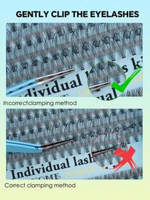 320 cụm mi giả tự làm, nhiều kiểu dáng 10D-100D, độ cong D, 9-16mm, nối mi cá nhân tự làm, mềm mại, tự nhiên, có thể tái sử dụng, phù hợp cho sử dụng tại nhà, đi chơi, sinh hoạt hàng ngày, đám cưới, hẹn hò, tiệc tùng, lễ hội âm nhạc và du lịch. - Màu xanh lam - Xem 11