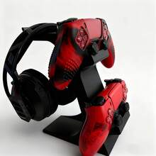 坚固的塑料游戏手柄支架、收纳架和整理器，兼容各种游戏手柄和耳机，是硬核玩家、电竞爱好者、休闲娱乐用户和手机游戏玩家的理想之选。 - 彩色 - 查看 2