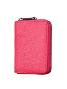 1 Piece Best-Selling Leather Handbag For Both Men And Women. A Small Bag That Is Anti-Theft, Anti-Forgery And Anti-Magnetic. Must-Have For Travel. - Black - View 3