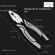 8 Inch Chrome Vanadium Combination Pliers Shipped Immediately - 彩色 - 查看 10