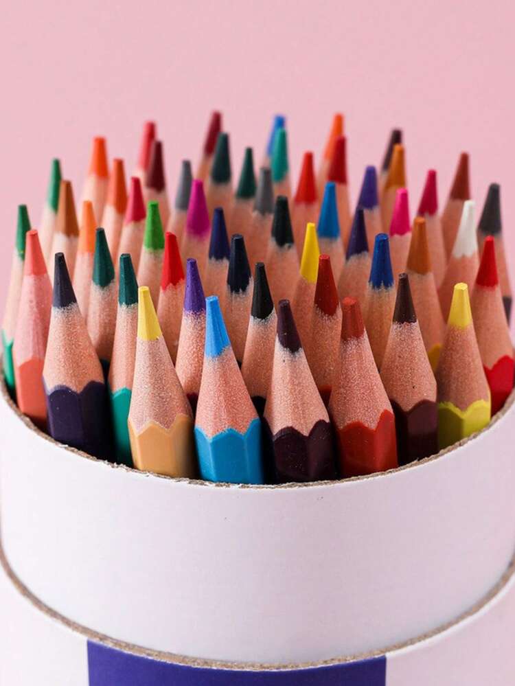 KALOUR Pro 520 Crayons De Couleur - Mine Douce, Vibrantes, Boîte Métal Pour Artistes Adultes