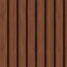 Adhesive Wallpaper With Ribbed Wood Pattern, Dark Brown, Medium Ribbed Pattern - Multicolored 31 - View 7
