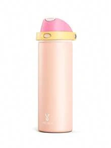 Meoky 24oz Vacuum Insulated Water Bottle with 2-in-1 Straw and Spout Lid, Insulated Cup, Keep Cold 24H, Leak-Proof, Fits in Car Cup Holder, Stainless Steel Tumbler for Sports, Travel, and School - 西柚色 - 查看 7