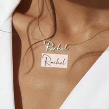 Customized Logo/Artwork Pendant Necklace, Unisex, Stainless Steel Material, Customizable Pendant, Personalized Jewelry Gift - Multicolor - View 3