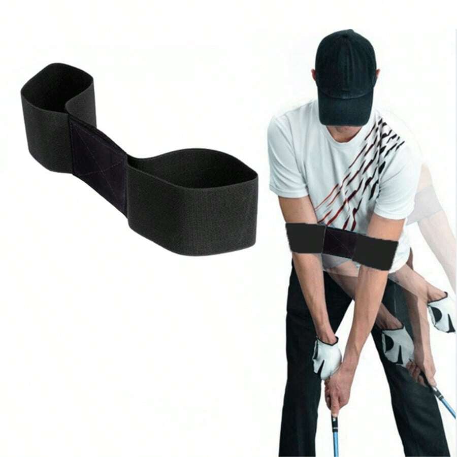 1pc Golf Swing Trainer Arm Band - Use Professional Male And Female Elastic Gesture Corrector To Improve Your Swing
